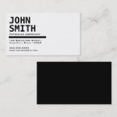 黒い及び白人の医者の補助名刺 名刺 (正面/裏面)