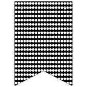 黒い及び白写真を旗布の支柱ありがとう バンティングフラッグ (第1の旗)