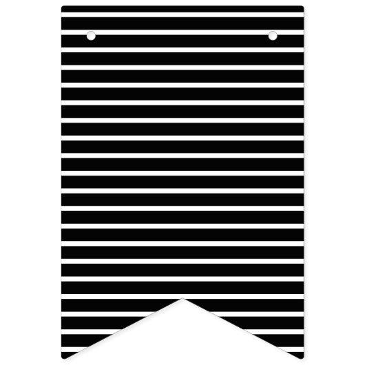 黒い及び白写真を旗布の支柱ありがとう バンティングフラッグ (第3の旗)