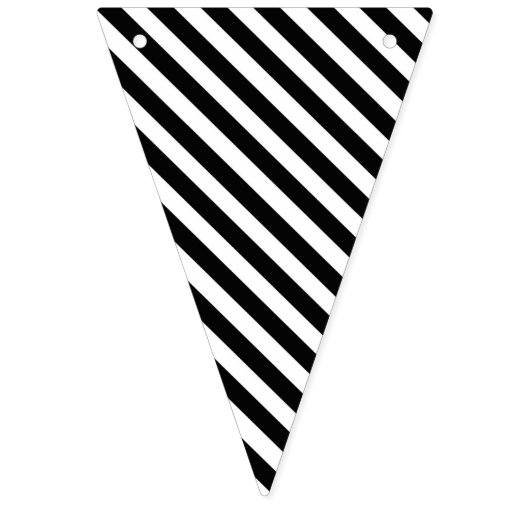 黒い及び白旗をバントするピンクの花を設計します バンティングフラッグ (第1の旗)