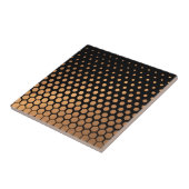 黒い及び金幾何学的なパターン タイル (側面)