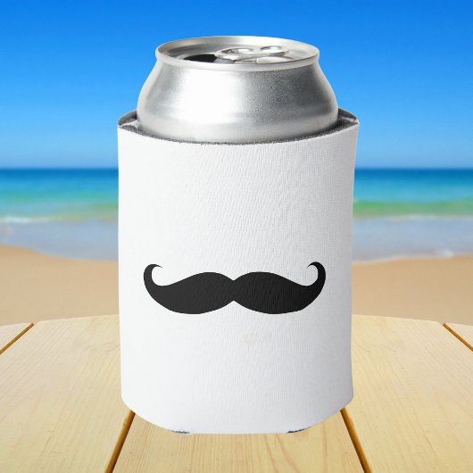 黒い口髭 缶クーラー
