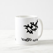 黒い召喚のWeedalua コーヒーマグカップ (正面右)