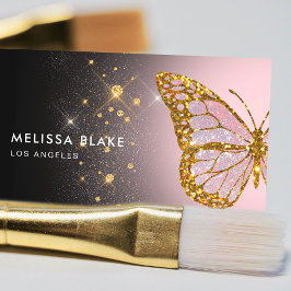 黒い名刺の蝶 名刺