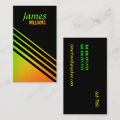 黒い名刺 名刺 (正面/裏面)