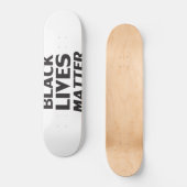 黒い命の物質 – スケートボード (正面)