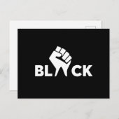 黒い命は黒く手で持つ シーズンポストカード (正面/裏面)