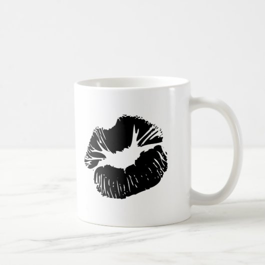 黒い唇 コーヒーマグカップ (右)