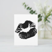 黒い唇 ポストカード (スタンド正面)