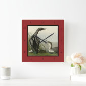 黒い喉を持つダイバーロンドゥボンバーズオブアメリカ スクエア壁時計 (ホーム)