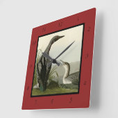 黒い喉を持つダイバーロンドゥボンバーズオブアメリカ スクエア壁時計 (傾斜)