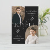 黒い喜びのスノーフレークのアーチフレーム2写真 シーズンカード (スタンド正面)