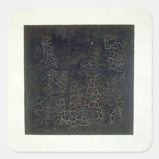 黒い四角 スクエアシール (正面)