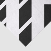 黒い四辺形は、モノグラムのティッシュペーパー縞で飾ります 薄葉紙 (詳細)