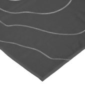 黒い地形 テーブルクロス (アングル)