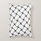 黒い塀 アクセントクッション (正面(垂直))