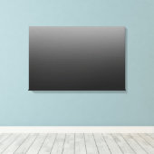 黒い壁紙 キャンバスプリント (インサイチュ (ウッドフロア))