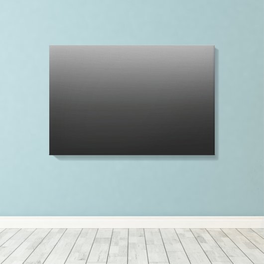 黒い壁紙 キャンバスプリント (インサイチュ (ウッドフロア))