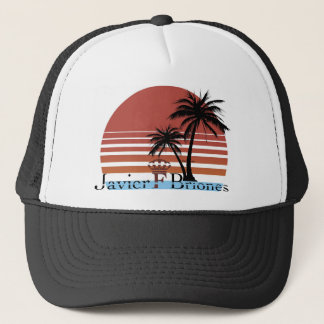 黒い夏のトラック運転手の帽子 キャップ