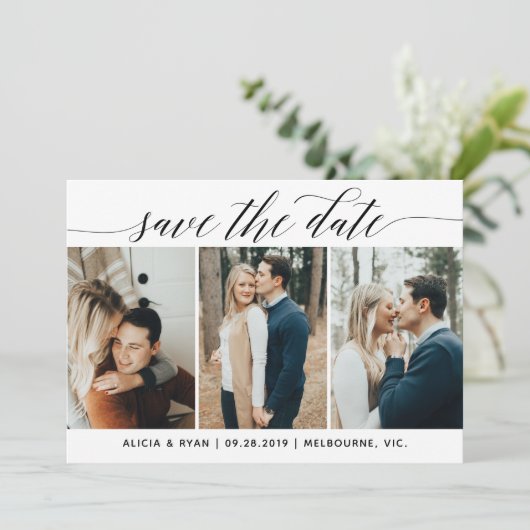 黒い多数の写真は日付を救います セーブザデート (スタンド正面)