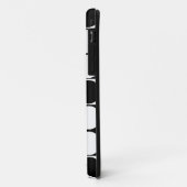 黒い大きくモダンな点及び白い穹窖ID™のiPhone 5 Case-Mate iPhoneケース (裏面/左)