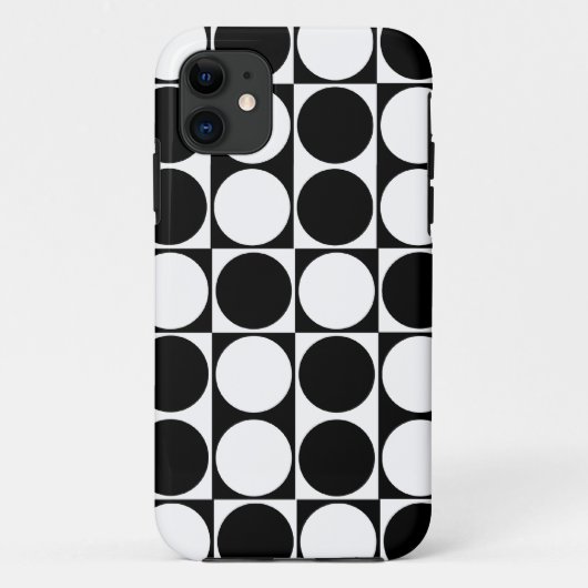 黒い大きくモダンな点及び白い穹窖ID™のiPhone 5 Case-Mate iPhoneケース (裏面)