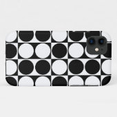 黒い大きくモダンな点及び白い穹窖ID™のiPhone 5 Case-Mate iPhoneケース (裏面(横))