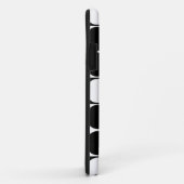 黒い大きくモダンな点及び白い穹窖ID™のiPhone 5 Case-Mate iPhoneケース (裏面/右)