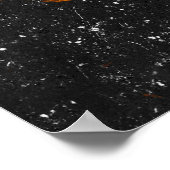 黒い大理石のテクスチャ背景、自然な大理石のti ポスター (角)