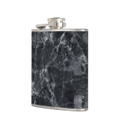 黒い大理石のテクスチャ フラスク (左)