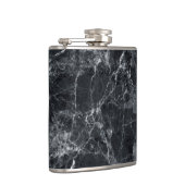 黒い大理石のテクスチャ フラスク (右)