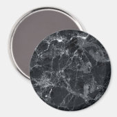 黒い大理石のテクスチャ マグネット (正面/裏面)