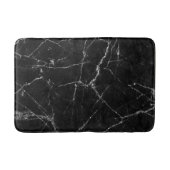 黒い大理石のホワイトゴールド バスマット (正面)
