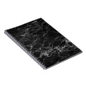 黒い大理石の外観 ノートブック (右側)
