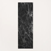 黒い大理石の外観 ヨガマット (正面)