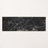 黒い大理石の外観 ヨガマット (正面(横))