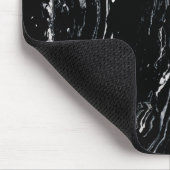 黒い大理石の宇宙 マウスパッド (コーナー)