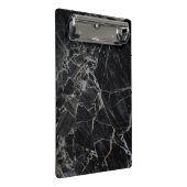 黒い大理石の小型クリップボード ミニクリップボード (アングル)