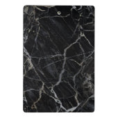 黒い大理石の小型クリップボード ミニクリップボード (裏面)