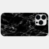 黒い大理石のiPhoneケース Case-Mate iPhoneケース (裏面 (横))