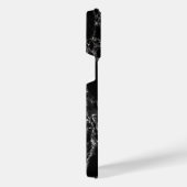 黒い大理石のiPhoneケース iPhoneケース (右側面)