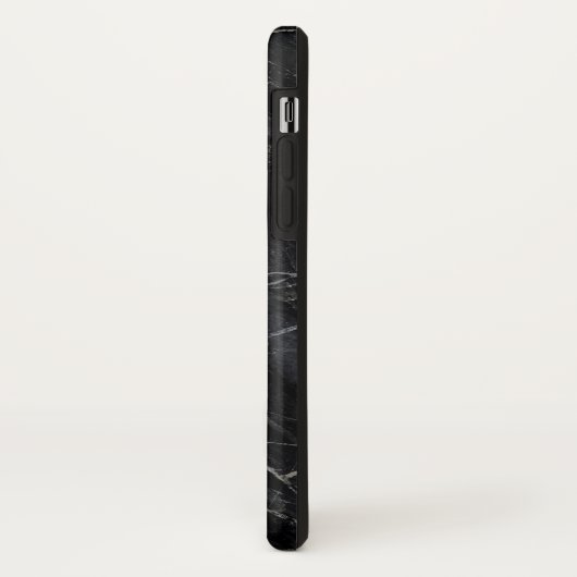黒い大理石のiPhone Xの箱 Case-Mate iPhoneケース (裏面/左)