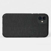黒い大理石ケースメイトのタフなリンゴ Case-Mate iPhoneケース (裏面(横))