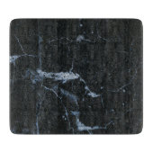 黒い大理石パターン カッティングボード (正面)