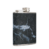 黒い大理石パターン フラスク (右)