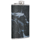 黒い大理石パターン フラスク (右)