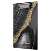 黒い大理石瑪瑙 クリップボード (左)