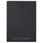 黒い大理石瑪瑙 クリップボード (裏面)