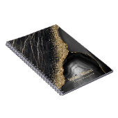 黒い大理石瑪瑙 ノートブック (右側)