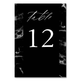 黒い大理石2テーブル番号 テーブルナンバー